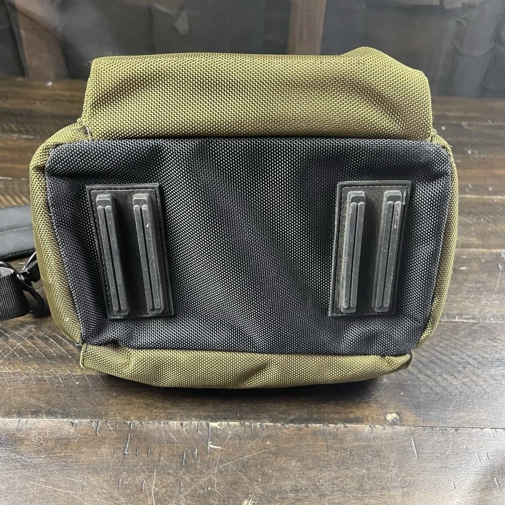 Canon Shoulder Camera Bag Black/Olive‎ Padded DSLR Case with Strap & Pockets